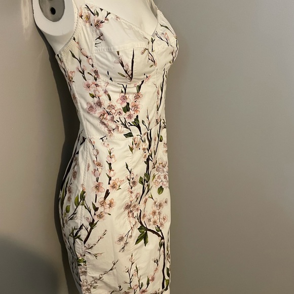 Size 44 (US 8) Dolce and Gabbana Cherry Blossom Spring Dress - Picture 2 of 5